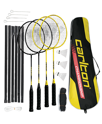 Zestaw do rekreacyjnej gry w badmintona Championship Set.